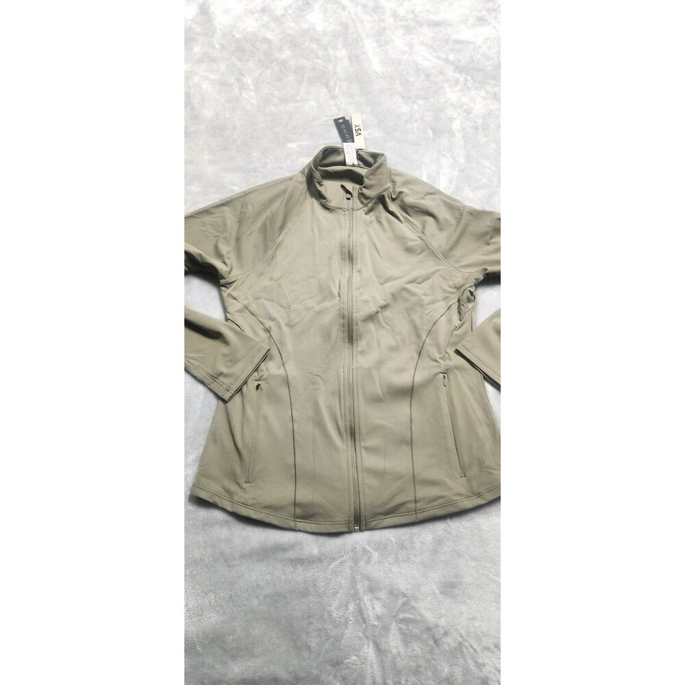 NWT Victoria's‎ Secret Large Green VSX Elevate Full Zip Jacket